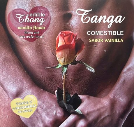 TANGA COMESTÍVEL DE BAUNILHA | HOTFLOWERS