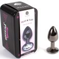 SECRETPLAY – GUNMETAL BUTT PLUG TALLA S 7CM