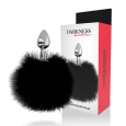 PLUG ANAL COM CAUDA DE COELHO EXTRA FEEL PRETA