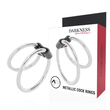 DARKNESS DUPLO ANEL PÉNIS METAL