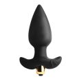 PLUG ANAL VIBRATÓRIO BUTT THROB PRETO 9.5X3.5CM | ROCKS-OFF