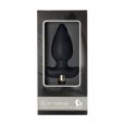 PLUG ANAL VIBRATÓRIO BUTT THROB PRETO 9.5X3.5CM | ROCKS-OFF