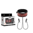 CHOKER COM CORRENTES E BRAÇADEIRAS DE MAMILOS