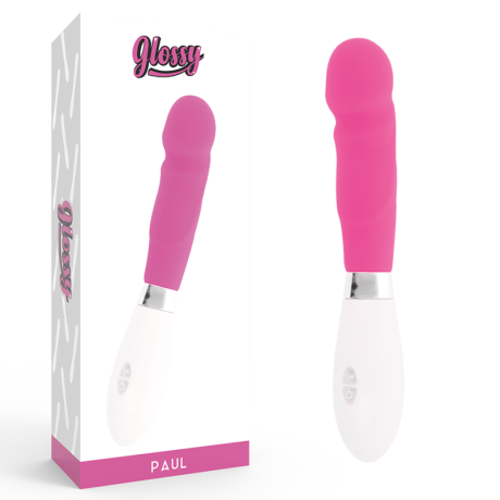GLOSSY PAUL VIBRATOR PINK