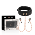 CHOKER COM CORRENTES E BRAÇADEIRAS DE MAMILOS