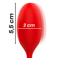 ESTIMULADOR E OVO VIBRATÓRIO VIENA VERMELHO | MIA