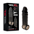 MANGA VIRILXL EXTENSOR DE PÊNIS EXTRA CONFORTO V11 PRETA