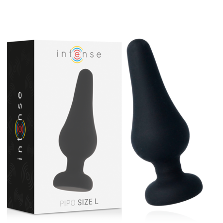 PLUG ANAL PIPO L PRETO 13X4.5CM