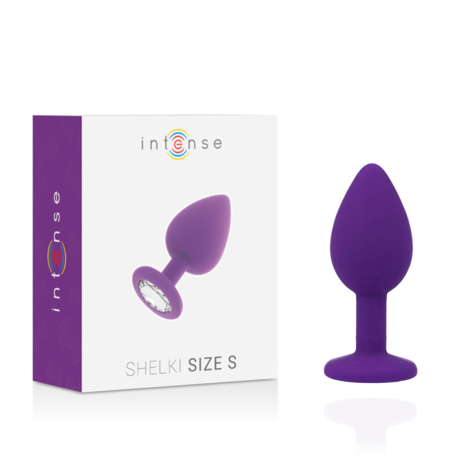 PLUG ANAL SHELKI S ROXO 7.2X2.8CM