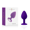 PLUG ANAL SHELKI M ROXO 8X3.5CM