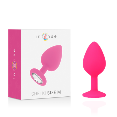 PLUG ANAL SHELKI M ROSA 8X3.5CM