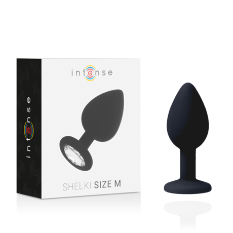 PLUG ANAL SHELKI M PRETO 8X3.5CM