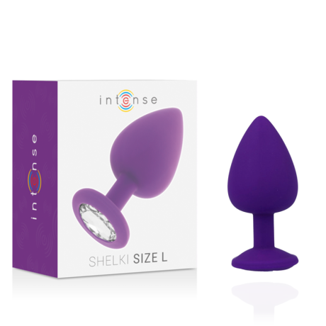 PLUG ANAL SHELKI ROXO L 9.2X4.4CM