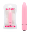 GLOSSY THIN VIBRADOR BALA ROSA FORTE