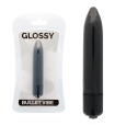 GLOSSY THIN VIBRADOR BALA PRETO