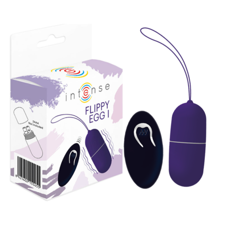 INTENSO FLIPPY I OVO VIBRATÓRIO COM CONTROLO REMOTO ROXO
