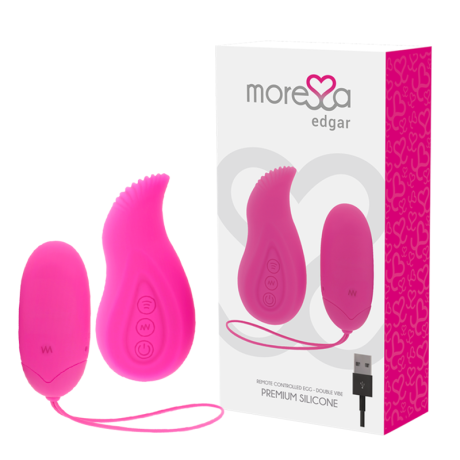 MORESSA EDGAR PREMIUM SILICONE C/CONTROLE REMOTO