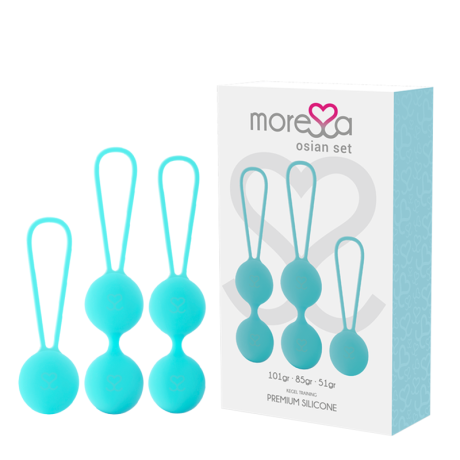 MORESSA OSIAN SET PREMIUM SILICONE TURQUESA
