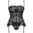 ESPARTILHO E TANGA SERENA LOVE PRETO XL/XXL
