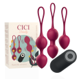 CICI BEAUTY PREMIUM SILICONE 3 VIBRAÇÕES KEGEL BEADS CONTROLE REMOTO