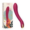 VIBRADOR DE SILICONE PREMIUM G-SPOT COR VINHO | CICI BEAUTY