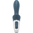 VIBRADOR ANAL INFLÁVEL AIR PUMP BOOTY 2 CINZA ESCURO 17.5CM