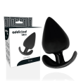 PLUG ANAL PRETO 11X6CM