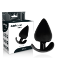 PLUG ANAL PRETO 8.5X4.5CM | ADDICTED TOYS