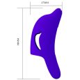 PRETTY LOVE – DELPHINI POWERFUL VIBRADOR DEDO AZUL ESCURO