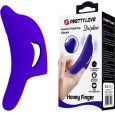 PRETTY LOVE – DELPHINI POWERFUL VIBRADOR DEDO AZUL ESCURO