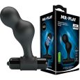 MR PLAY – PLUG ANAL VIBRANTE DE SILICONE PRETO