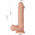 BEAUTIFUL ENCOUNTER BERGRISI DILDO REALÍSTICO E FLEXÍVEL 26 CM – CARNE