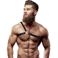 FETISH SUBMISSIVE – ATTITUDE ARNÊS ECOPIEL HOMBRO CRUZADO HOMBRE