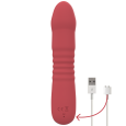 VIBRADOR JUNI UP&DOWN VERMELHO 17.3X3.75CM | INTENSE