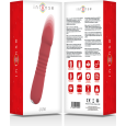 VIBRADOR JUNI UP&DOWN VERMELHO 17.3X3.75CM | INTENSE