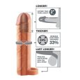 EXTENSÃO PÉNIS COM ANEL PARA TESTÍCULOS 50MM