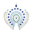 BIJOUX – INDISCRETS FLAMBOYANT AZUL & VERDE