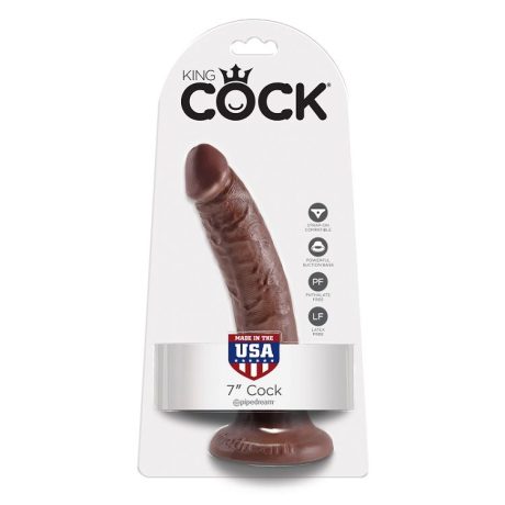 KING COCK 7 COCK BLACK 17.8 CM