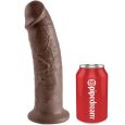 KING COCK 10 DILDO CASTANHO 25.4 CM