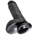 KING COCK 8 COCK BLACK WITH BALLS 20.3 CM