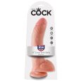 KING COCK – 7 PENE REALÍSTICO NATURAL 17.8 CM