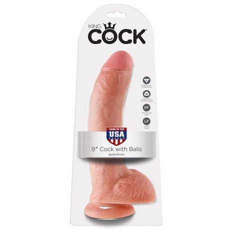 KING COCK - 7 PENE REALÍSTICO NATURAL 17.8 CM