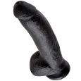 KING COCK 9 COCK BLACK WITH BALLS 22.9 CM