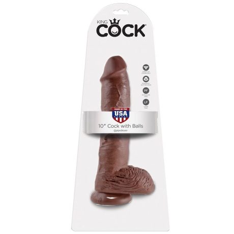 KING COCK - 9 PENE REALÍSTICO NATURAL 22.9 CM