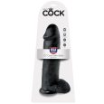 KING COCK 12 COCK BLACK WITH BALLS 30.48 CM