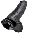KING COCK 12 COCK BLACK WITH BALLS 30.48 CM