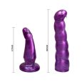 ULTRA STRAP-ON ANAL E VAGINAL ROXO