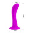 PLUG ANAL PASSION COM VENTOSA ROXO 13.5X3CM