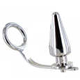 PLUG ANAL COM ANEL PENIANO 8X5.5CM