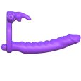 FANTASY C-RINGZ ANÉL PÉNIS SILICONE DOUBLE VIBRATOR COELHO